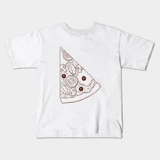 The Pizza Slide Kids T-Shirt